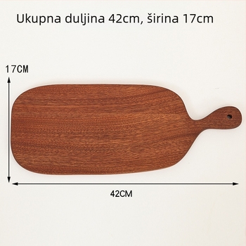 Drvena posuda za posluživanje – steak, pizza, kruh i sushi – nepravilni oblik, Light Luxury stil, mogućnost prilagodbe logotipom