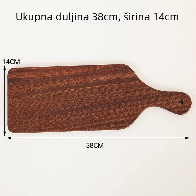 Drvena posuda za posluživanje – steak, pizza, kruh i sushi – nepravilni oblik, Light Luxury stil, mogućnost prilagodbe logotipom