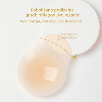 Beetle silikonasti flaster za grudi za velike grudi — nevidljiv, protiv opuštanja, podizanje grudi