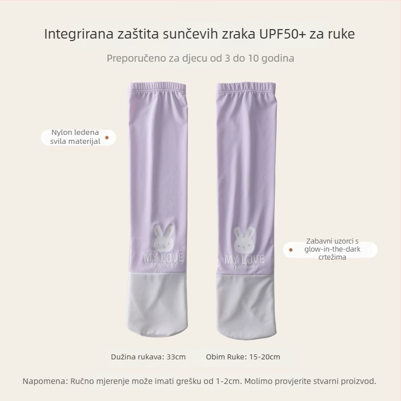 Rukavi za zaštitu od sunca za djecu – ice silk, vanjska upotreba, proljeće, originalni dizajn