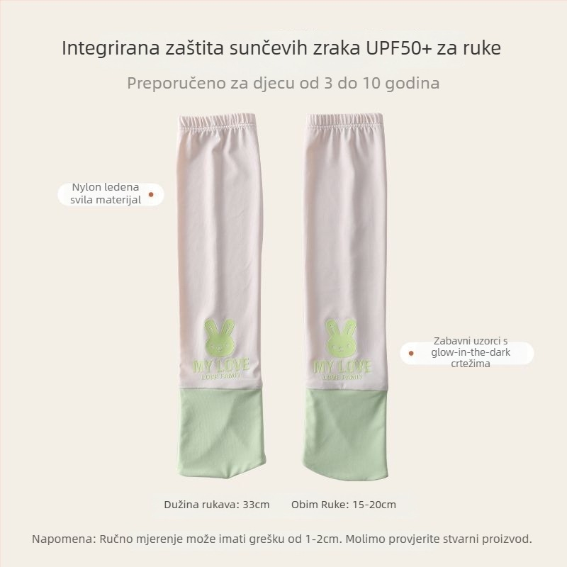 Rukavi za zaštitu od sunca za djecu – ice silk, vanjska upotreba, proljeće, originalni dizajn