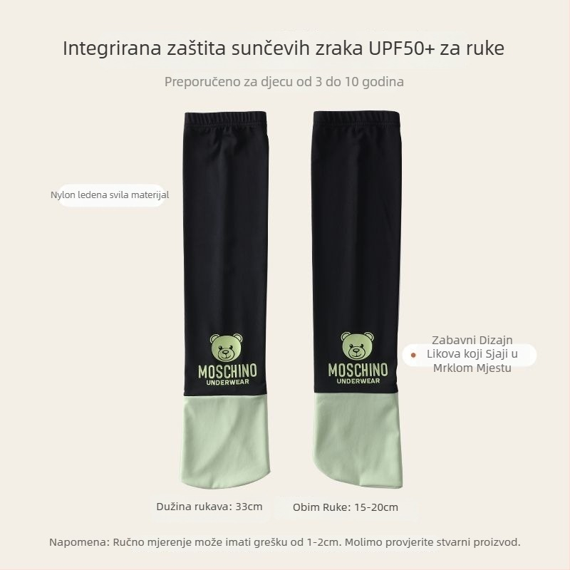 Rukavi za zaštitu od sunca za djecu – ice silk, vanjska upotreba, proljeće, originalni dizajn