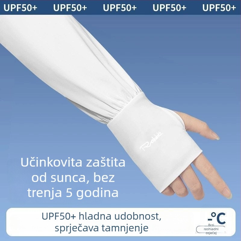 Rukavi za zaštitu od sunca od ledenog svile, unisex, ljeto 2025, Proizvod br. 01