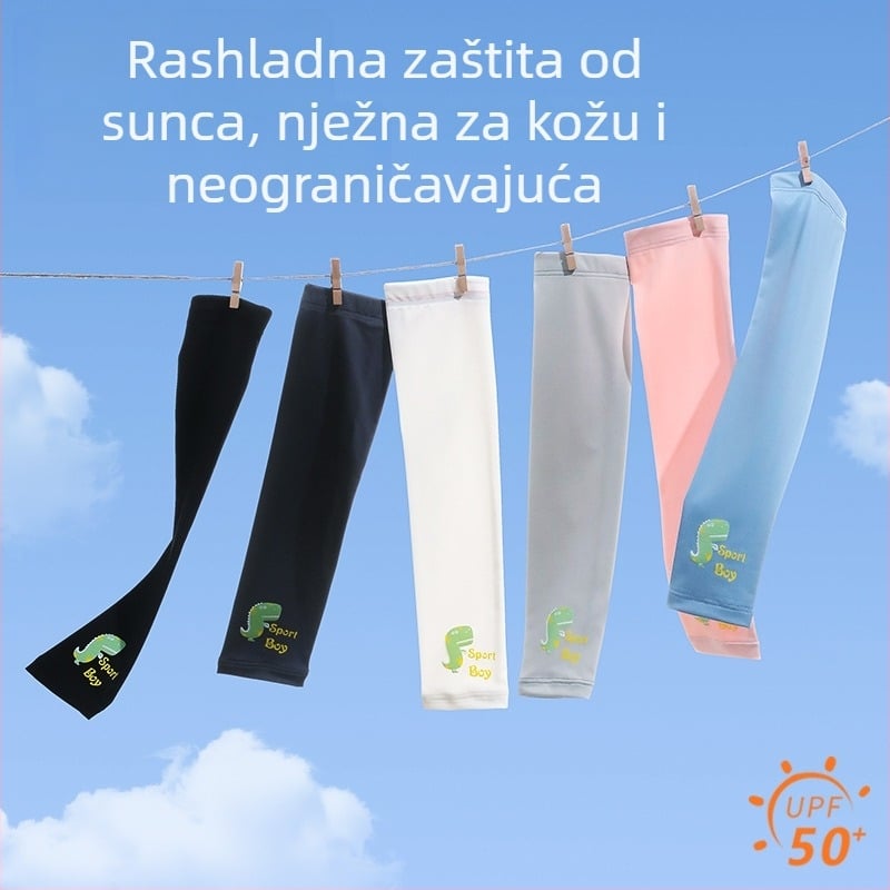 Dječji rukavi za zaštitu od sunca od ledene svile, tanki i prozračni za ljeto