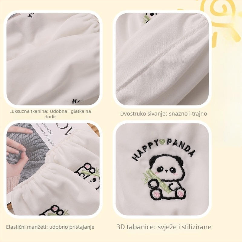 Sleeves – Korejski stil, Cartoon panda uzorak, Anti-zagađenja, Materijal: Drugo