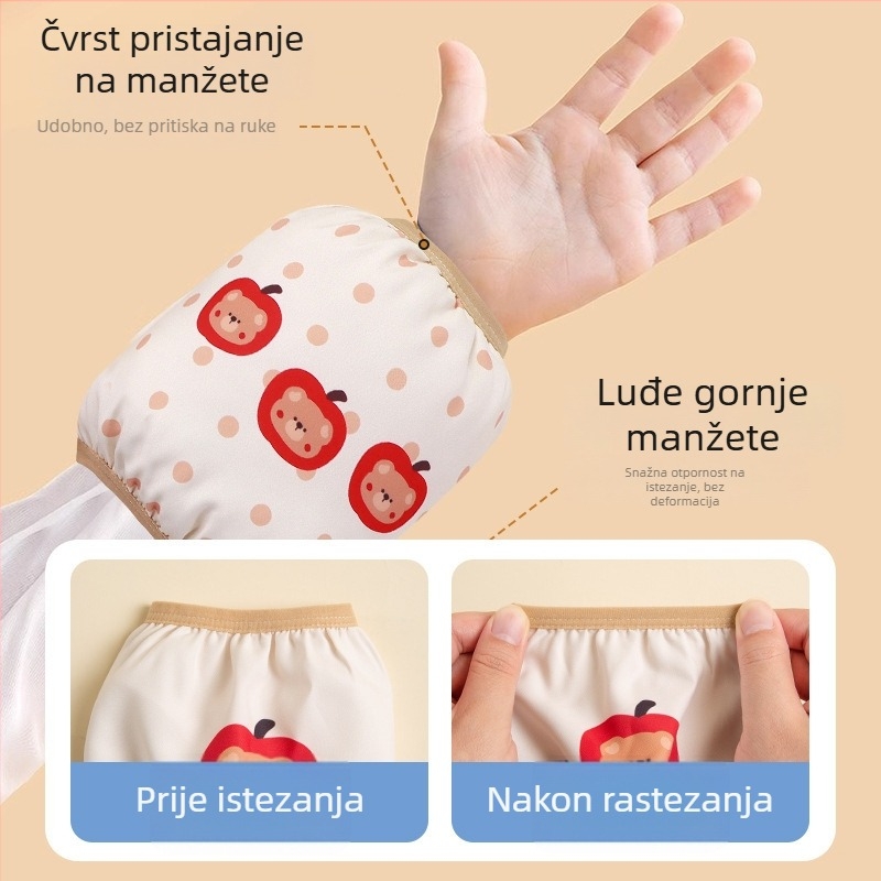 Dječje rukavne navlake - zimske, otporne na prljavštinu, s crtanom uzorkom, od poliestera, za uzrast 1–13 godina