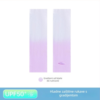 Dječje rukave za UV zaštitu s dizajnom otvorima za prste, najlonska tkanina, sadržaj najlona 80–90%, gustoća 28–34 g/m²