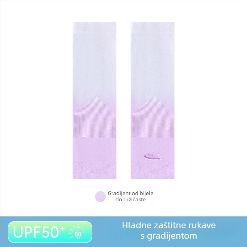 Dječje rukave za UV zaštitu s dizajnom otvorima za prste, najlonska tkanina, sadržaj najlona 80–90%, gustoća 28–34 g/m²