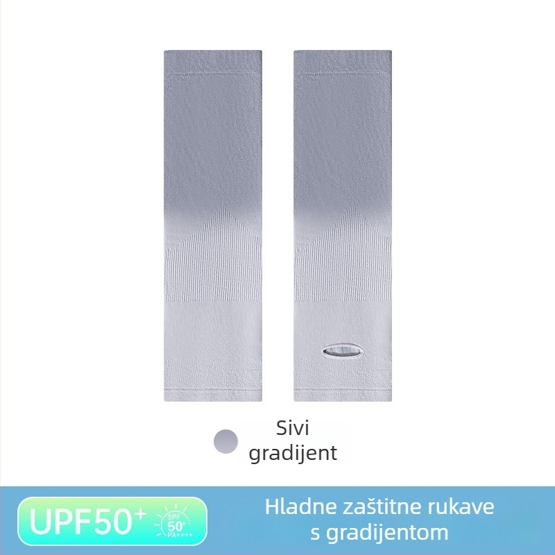 Dječje rukave za UV zaštitu s dizajnom otvorima za prste, najlonska tkanina, sadržaj najlona 80–90%, gustoća 28–34 g/m²