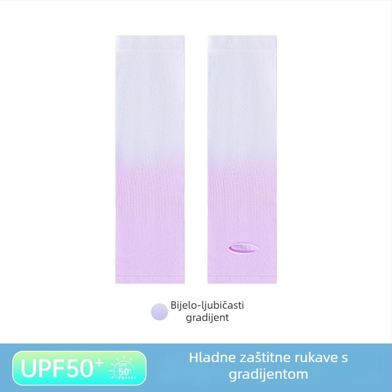 Dječje rukave za UV zaštitu s dizajnom otvorima za prste, najlonska tkanina, sadržaj najlona 80–90%, gustoća 28–34 g/m²