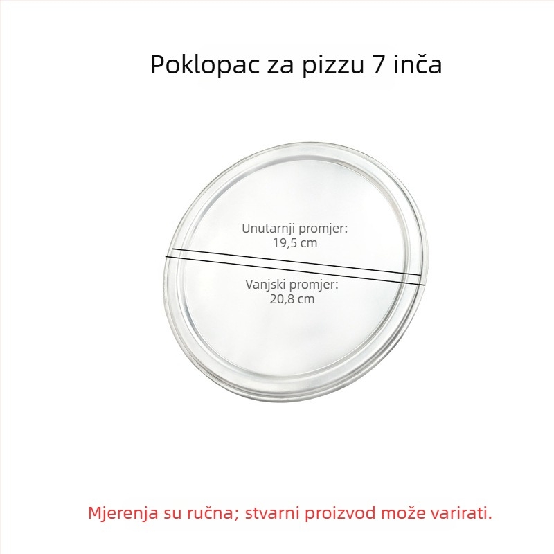 Tava za pizzu, okrugla, aluminijska legura, za pečenje, duboke i plitke verzije