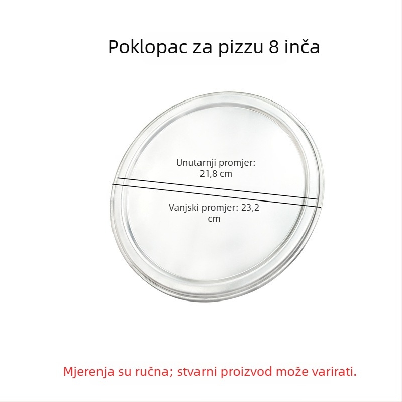 Tava za pizzu, okrugla, aluminijska legura, za pečenje, duboke i plitke verzije