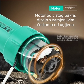 Visokoenergetski split-tip plastični zavarivački pištolj, 1080W – za popravke automobilskih branika, alat s toplim zrakom za PP ploče