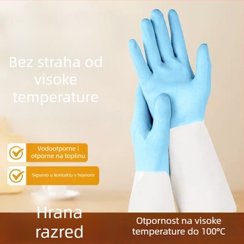PVC rukavice za kuhinju, kvalitete hrane, vodonepropusne, otporne na opekotine, otporne na visoke temperature