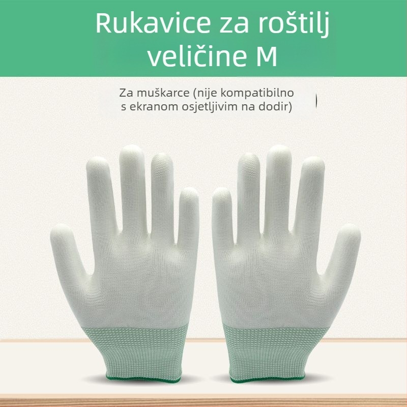 Rukavice za roštilj sa zaslonom na dodir, Otporne na visoke temperature, Toplinska izolacija, Otporne na ulje, Najlon