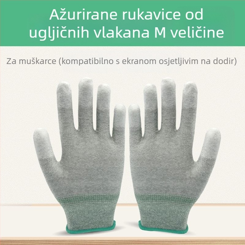 Rukavice za roštilj sa zaslonom na dodir, Otporne na visoke temperature, Toplinska izolacija, Otporne na ulje, Najlon