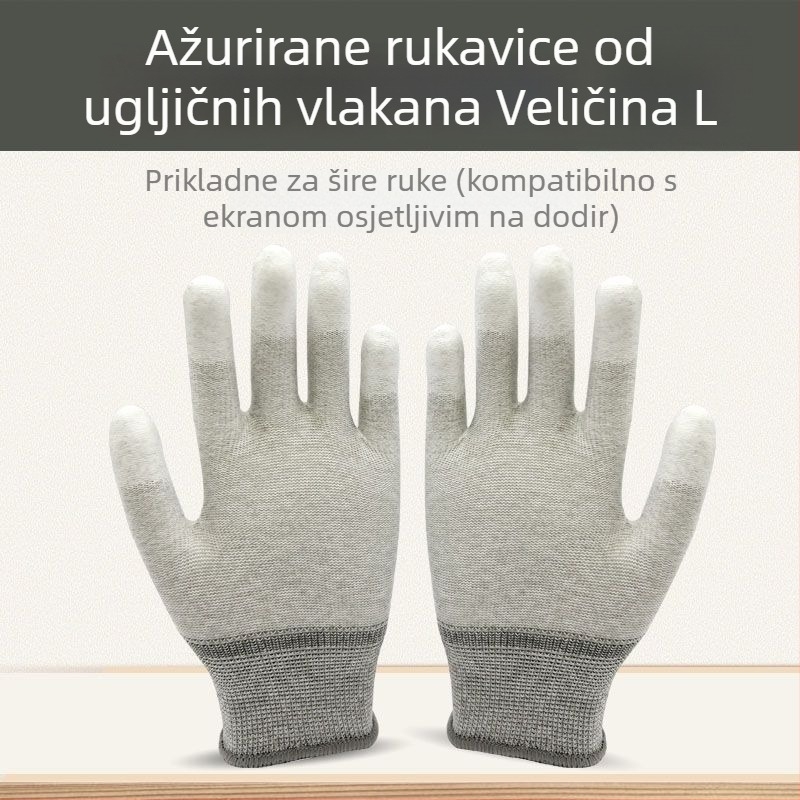 Rukavice za roštilj sa zaslonom na dodir, Otporne na visoke temperature, Toplinska izolacija, Otporne na ulje, Najlon
