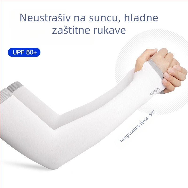 Vanjske rukave za ruke | UV zaštita, prozračni Nylon-Spandex Ice Silk materijal, unisex, mogućnost tiskanja logotipa