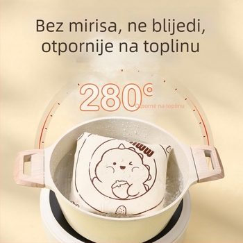 Silikonska podloga za mijesanje, debela, prehrambene kvalitete, neprijanjajuća, prilagodljiva