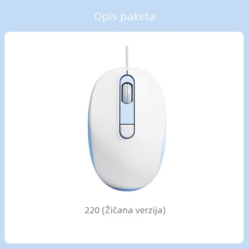 2025 novi žični tiši miš za ured i kućnu upotrebu, moderan dizajn, pogodan za prijenosna računala i stolna računala, USB i Bluetooth povezivanje