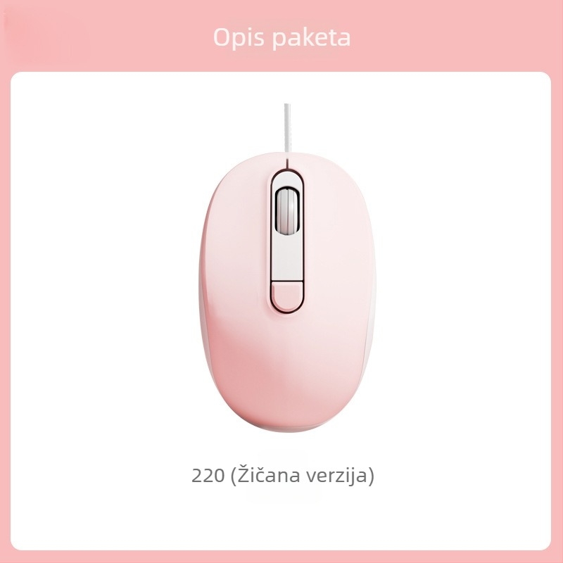 2025 novi žični tiši miš za ured i kućnu upotrebu, moderan dizajn, pogodan za prijenosna računala i stolna računala, USB i Bluetooth povezivanje
