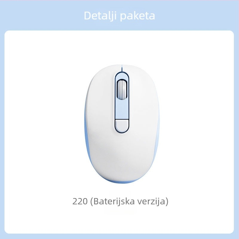 2025 novi žični tiši miš za ured i kućnu upotrebu, moderan dizajn, pogodan za prijenosna računala i stolna računala, USB i Bluetooth povezivanje
