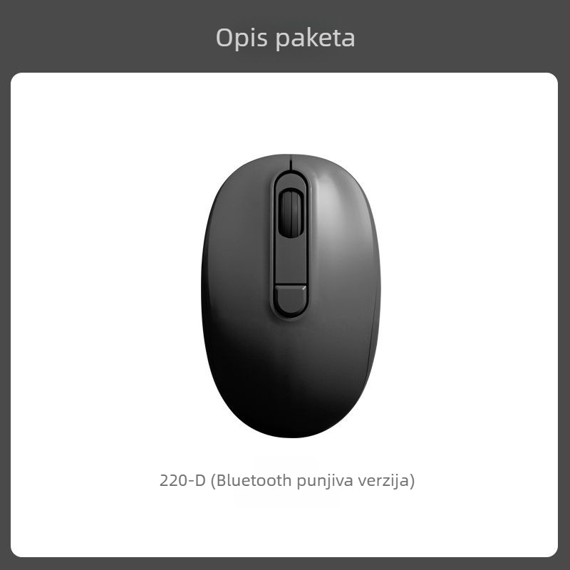 2025 novi žični tiši miš za ured i kućnu upotrebu, moderan dizajn, pogodan za prijenosna računala i stolna računala, USB i Bluetooth povezivanje