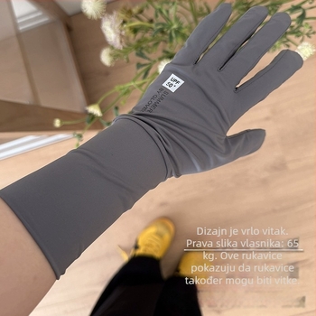 Ljetne rukavice UPF50+ od ice silk, UV zaštita, protuklizne, produženi zapešće, za vožnju i biciklizam