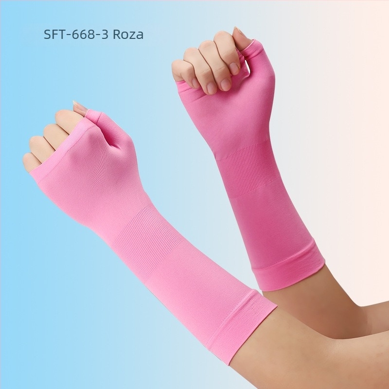 Rukavi za podlakticu od Ice Silk, 71–80% poliester, protuklizni, UV zaštita, tanki, za vanjsku vožnju biciklom i upravljanje