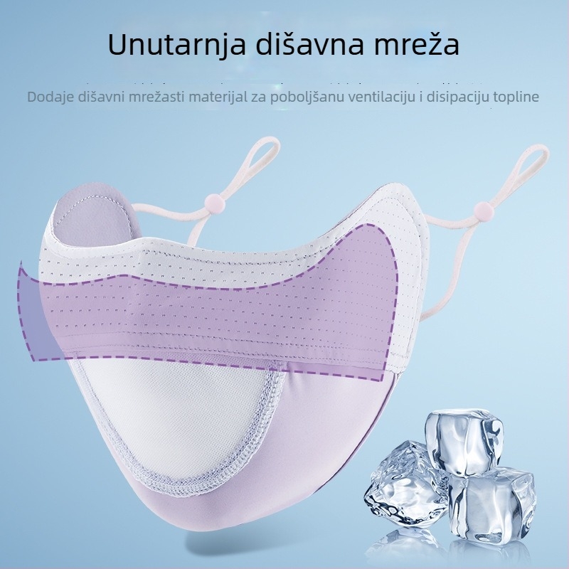 West Biking maska za vožnju biciklom, Ice Silk tkanina, UV zaštita, prozračna, unisex