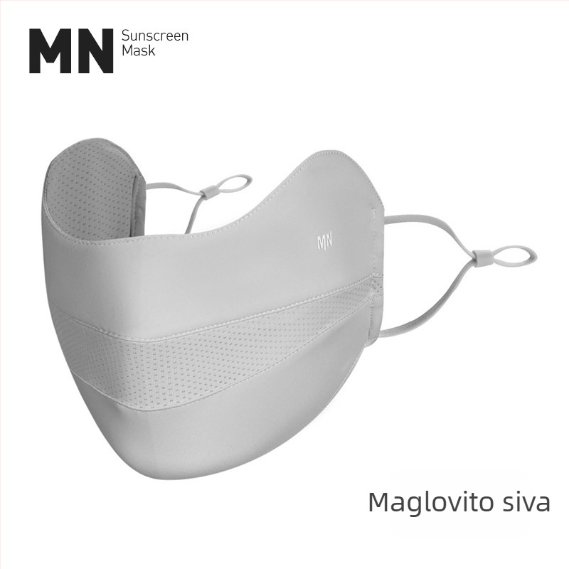 Ženska maska za lice s UV zaštitom, prozračna, potpuno prekrivanje, najlon materijal, zaštita očiju