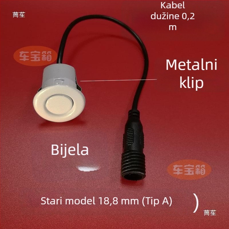 Sonda radarskog sustava za auto s kružnim navojom sučeljem — 2 sonde, napajanje 12V, radna temperatura 20–70°C