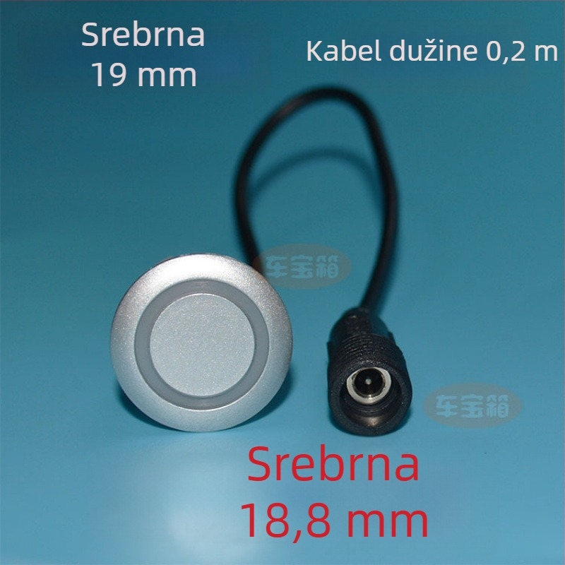 Sonda radarskog sustava za auto s kružnim navojom sučeljem — 2 sonde, napajanje 12V, radna temperatura 20–70°C