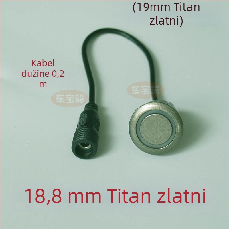 Sonda radarskog sustava za auto s kružnim navojom sučeljem — 2 sonde, napajanje 12V, radna temperatura 20–70°C