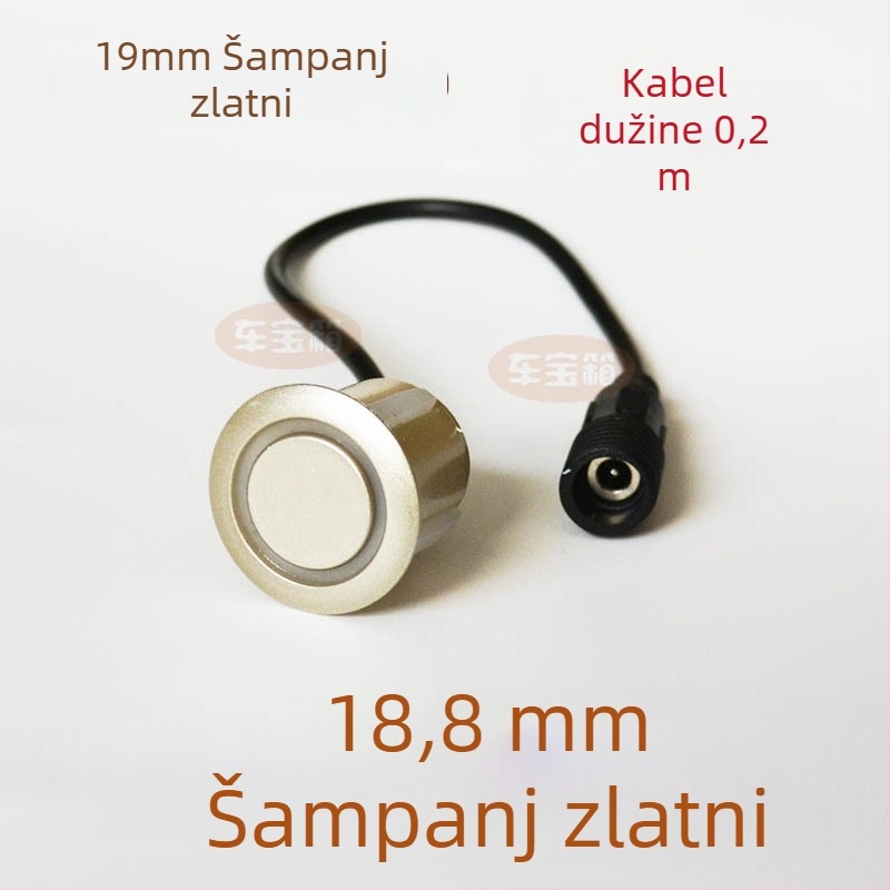 Sonda radarskog sustava za auto s kružnim navojom sučeljem — 2 sonde, napajanje 12V, radna temperatura 20–70°C