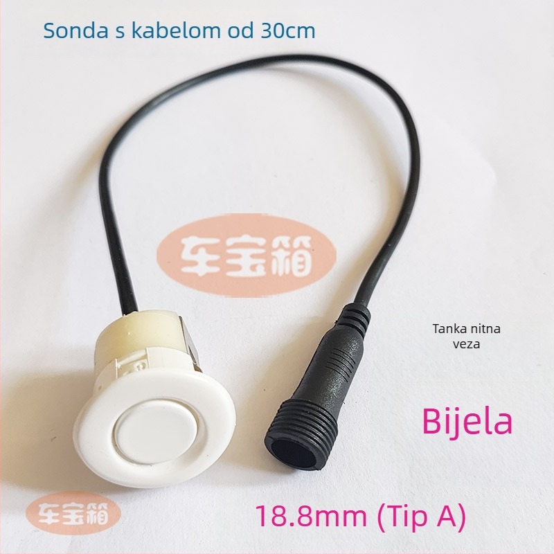 Sonda radarskog sustava za auto s kružnim navojom sučeljem — 2 sonde, napajanje 12V, radna temperatura 20–70°C
