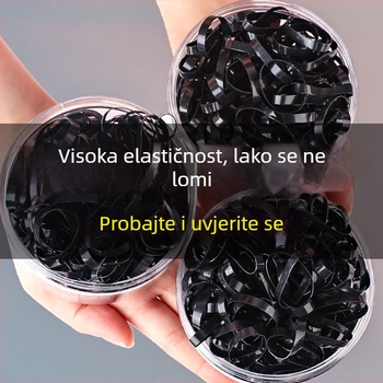 Elastična gumica za kosu za žene, široka i debela, minimalistički stil (TPR; Yiwu; jesen 2021)