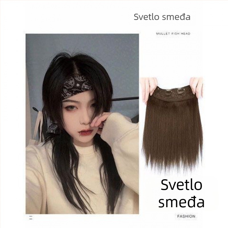 Dio perike za muškarce – jastučić za čelo, vlakna visoke temperature, model 1, druga tehnologija obrade