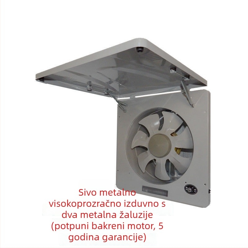 Ispušni ventilator – kupaonica i kuhinja, cijelo metalno kućište, snažan i tih, 220V, 50Hz