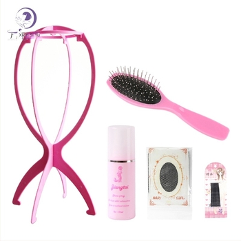 Set za njegu perike od pet dijelova: antistatika, zaglađivanje, 100 ml tekućine za njegu – Silk Rain