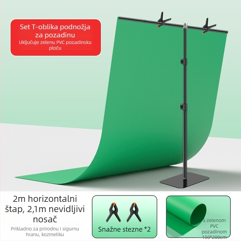 PVC pozadina ploča s mat završnom površinom, vodootporna za fotografiranje proizvoda, uz T-nosač