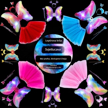 Krila anđela – rekvizit za scenu, ručna izrada, platno, marka Man Xiang