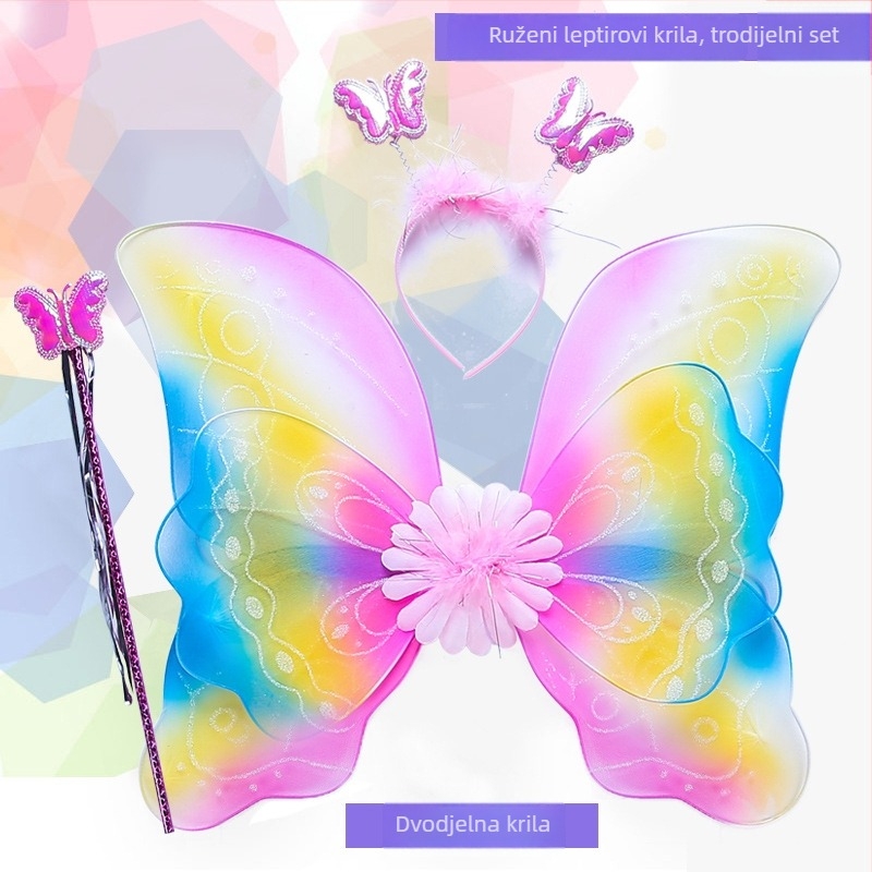 Krila anđela – rekvizit za scenu, ručna izrada, platno, marka Man Xiang