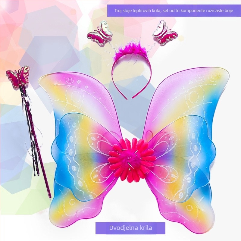 Krila anđela – rekvizit za scenu, ručna izrada, platno, marka Man Xiang