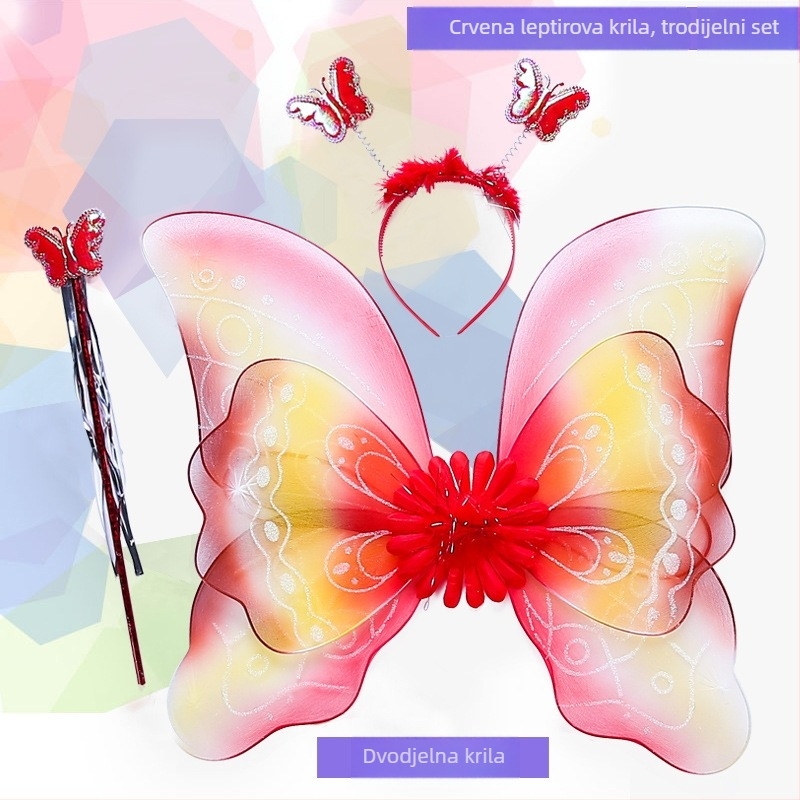 Krila anđela – rekvizit za scenu, ručna izrada, platno, marka Man Xiang