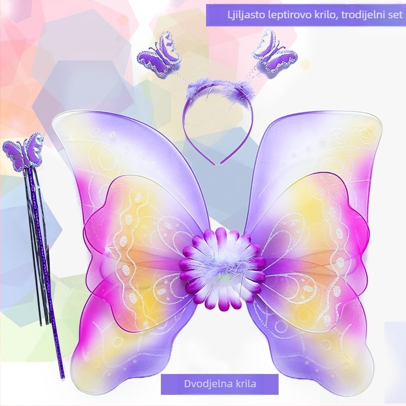 Krila anđela – rekvizit za scenu, ručna izrada, platno, marka Man Xiang