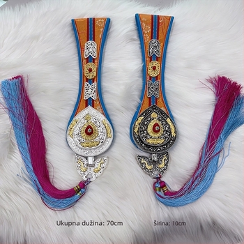Metalni privjesak s resom, etničkog stila za ples, prilagodljiv