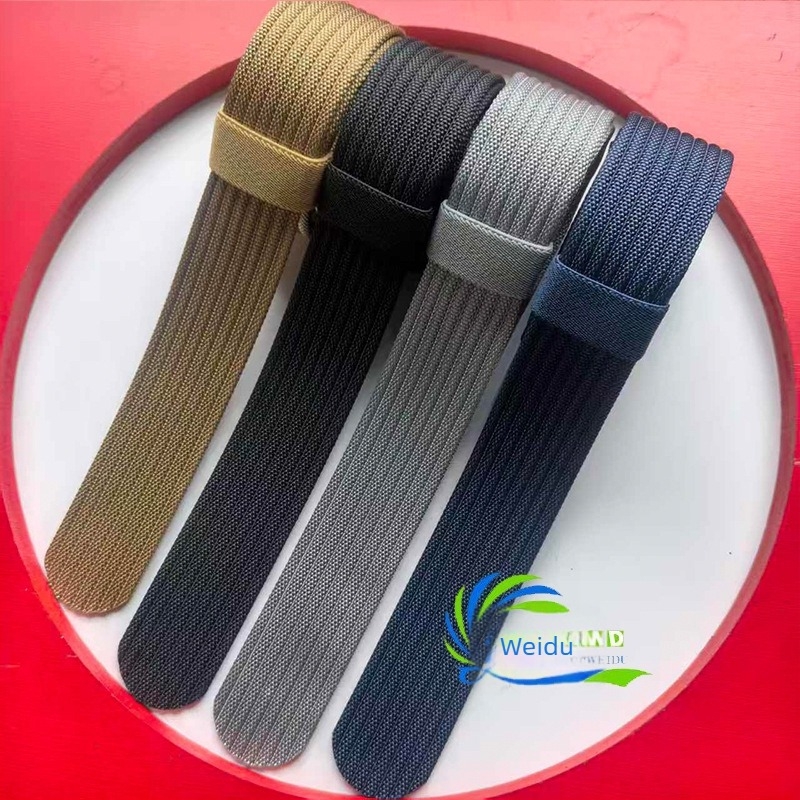 Tank uzorak kanvas taktički pojas za vojnu obuku, bez kopče; Najlon materijal; Duljina: 120 cm; Debljina: 2,5 mm; Stil: vojna industrija; Primjena: vojna operativna obuka, outdoor sportovi