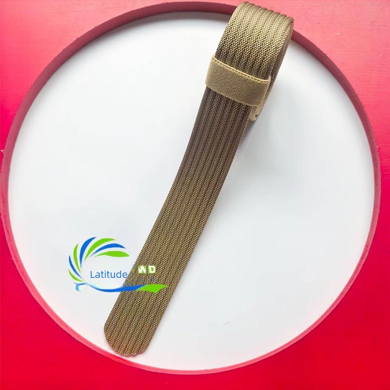 Tank uzorak kanvas taktički pojas za vojnu obuku, bez kopče; Najlon materijal; Duljina: 120 cm; Debljina: 2,5 mm; Stil: vojna industrija; Primjena: vojna operativna obuka, outdoor sportovi