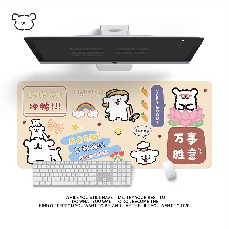 Podloga za stol od prirodne gume, jednostrana, podloga za miš s kalkulatorom, toplinski prijenos, OEM prilagodba